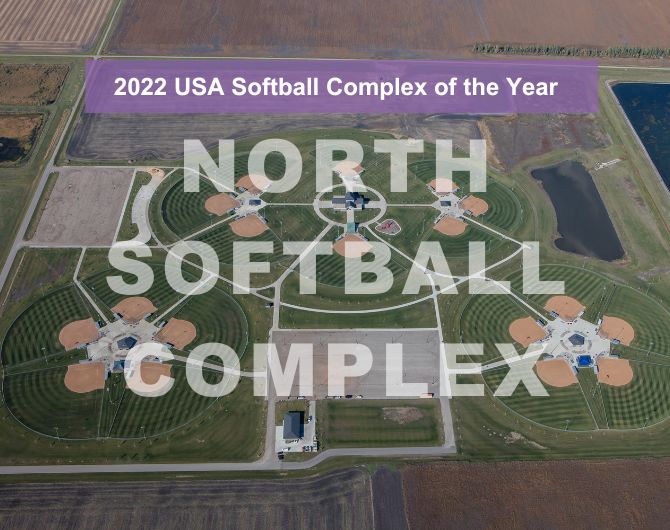 Fargo Park District’s North Softball Complex Named 2022 USA Softball